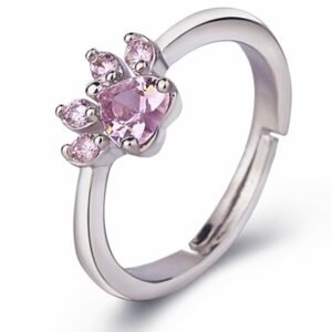New Cat Bear Dog Paw Ring for Women Jewelry Sets - Image 9