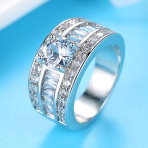 Fashion Jewellery Sumptuous Creative Trend Zircon Claw Heart Arrow Female Adjustable Size Ring Vintage Party Rings For Girls Fashion Jewellery Sumptuous Creative Trend Zircon Claw Heart Arrow Femal - Image 9